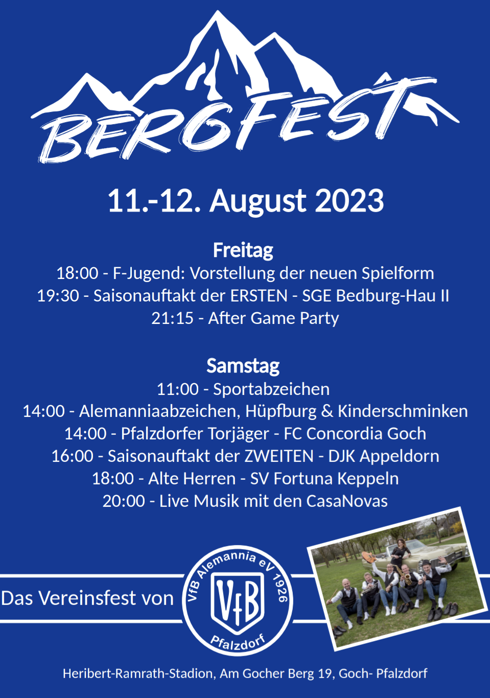 Bergfest 2023 Programm