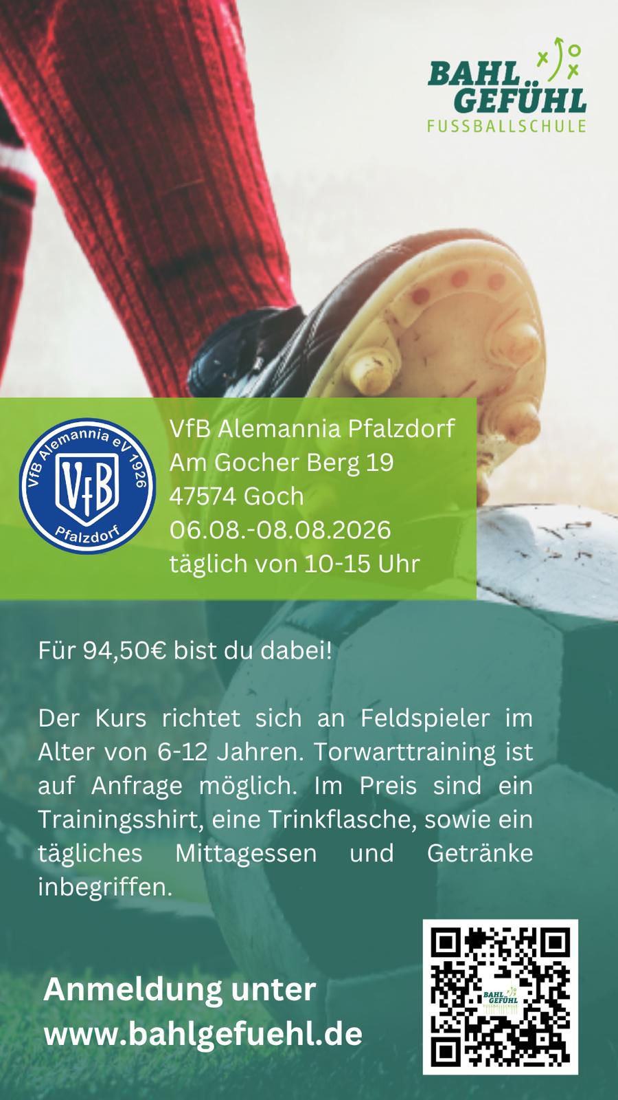 Fussballschule Ballgefuehle 2026
